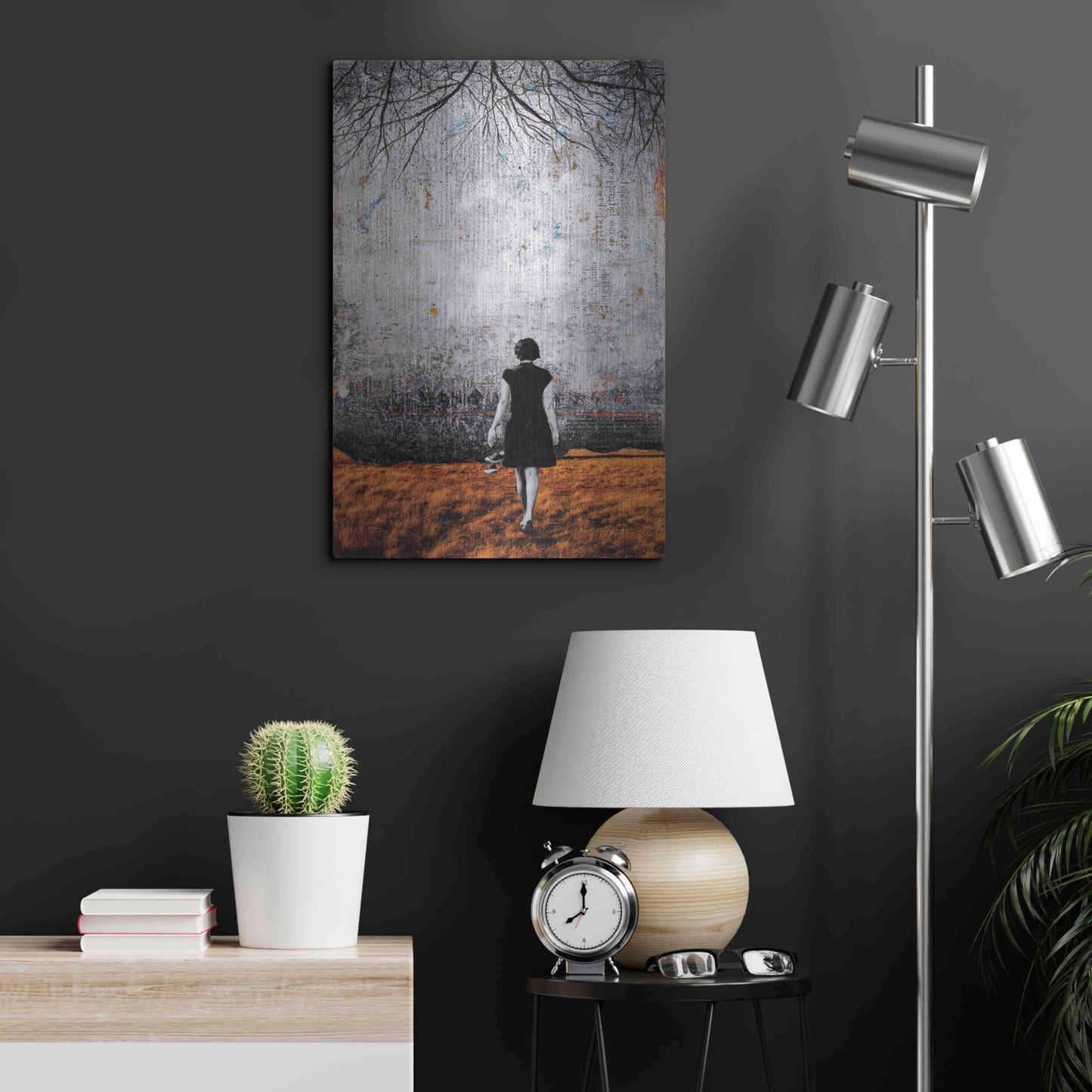 Luxe Metal Art 'A NEW DAY DAWNS' by DB Waterman,16x24