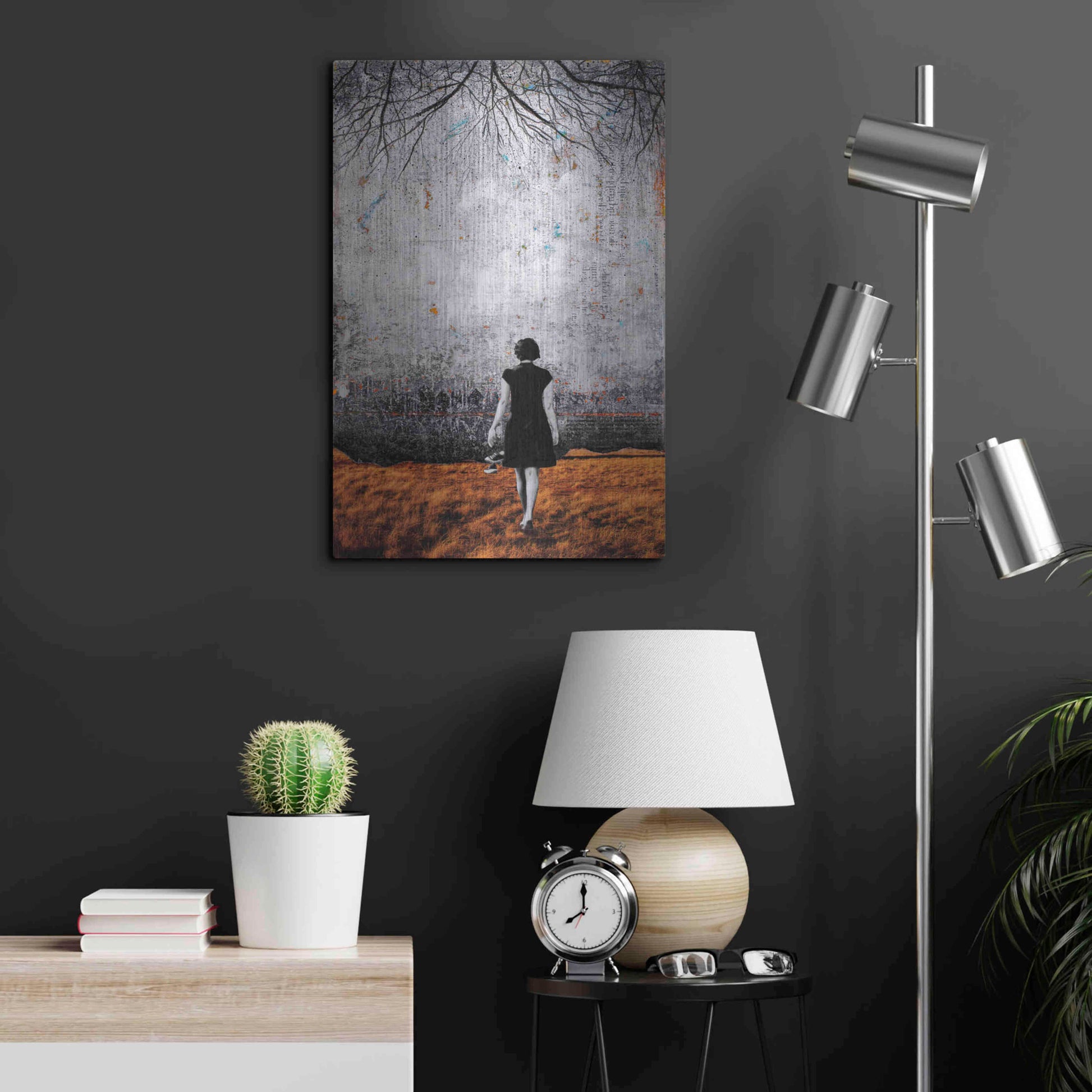 Luxe Metal Art 'A NEW DAY DAWNS' by DB Waterman,16x24