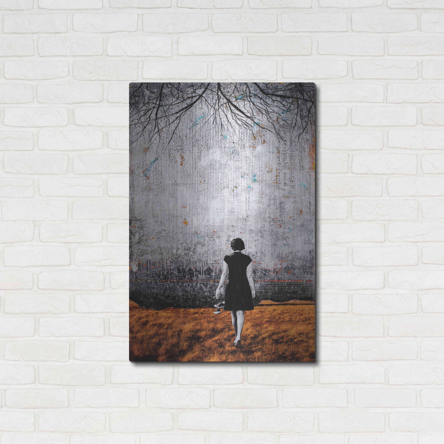 Luxe Metal Art 'A NEW DAY DAWNS' by DB Waterman,24x36