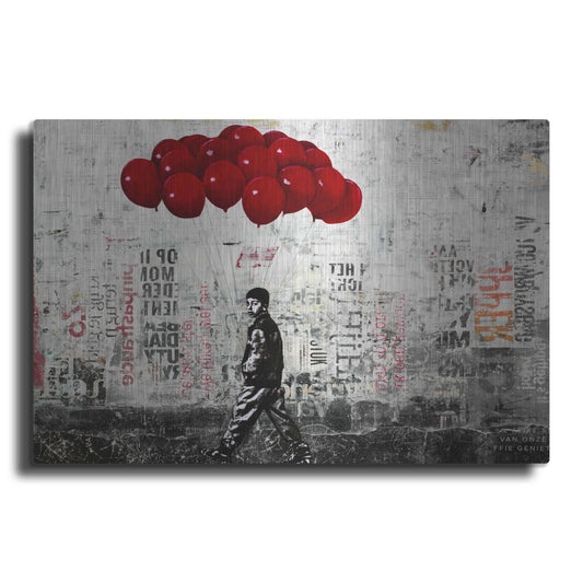 Luxe Metal Art 'BIT OF HAPPINESS' by DB Waterman