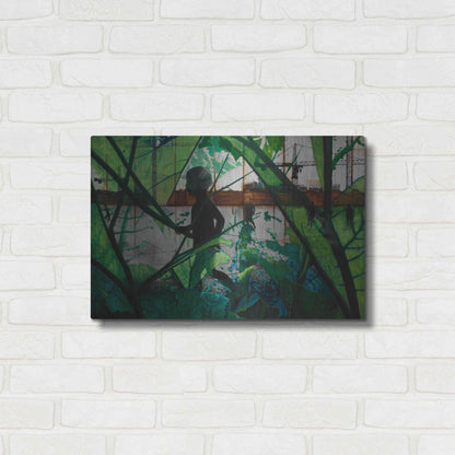 Luxe Metal Art 'CHILD IN TIME' by DB Waterman,24x16