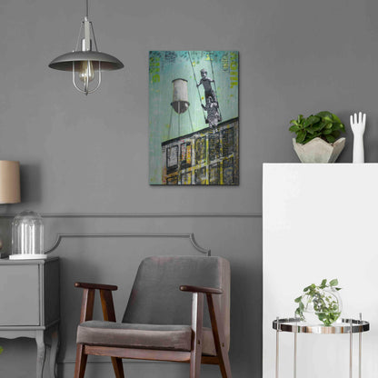 Luxe Metal Art 'DAY AT UNCLE BOB II' by DB Waterman,16x24