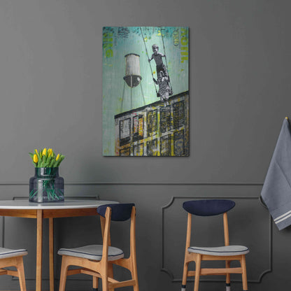 Luxe Metal Art 'DAY AT UNCLE BOB II' by DB Waterman,24x36