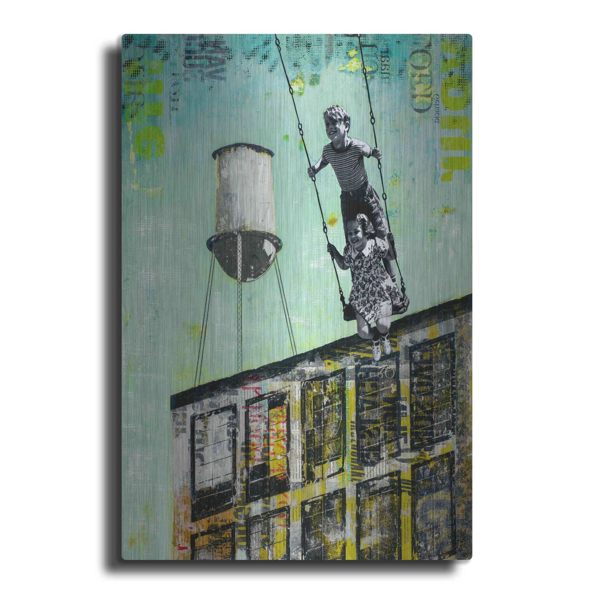 Luxe Metal Art 'DAY AT UNCLE BOB II' by DB Waterman