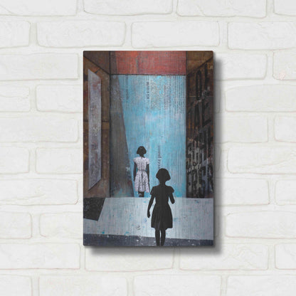 Luxe Metal Art 'DOPPELGÄNGER' by DB Waterman,12x16