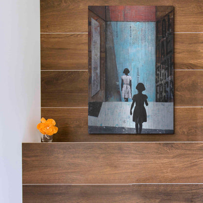 Luxe Metal Art 'DOPPELGÄNGER' by DB Waterman,12x16