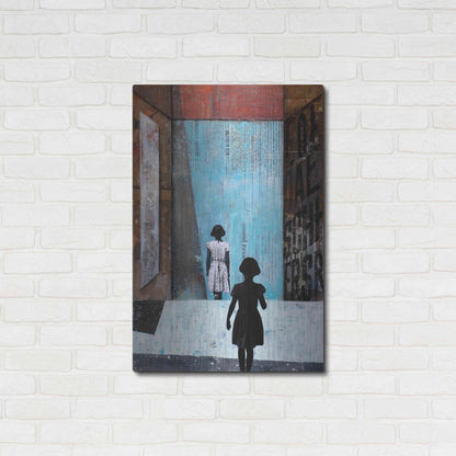 Luxe Metal Art 'DOPPELGÄNGER' by DB Waterman,24x36