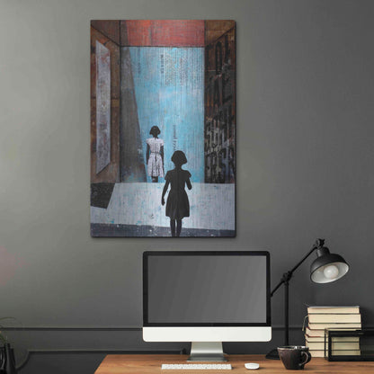 Luxe Metal Art 'DOPPELGÄNGER' by DB Waterman,24x36