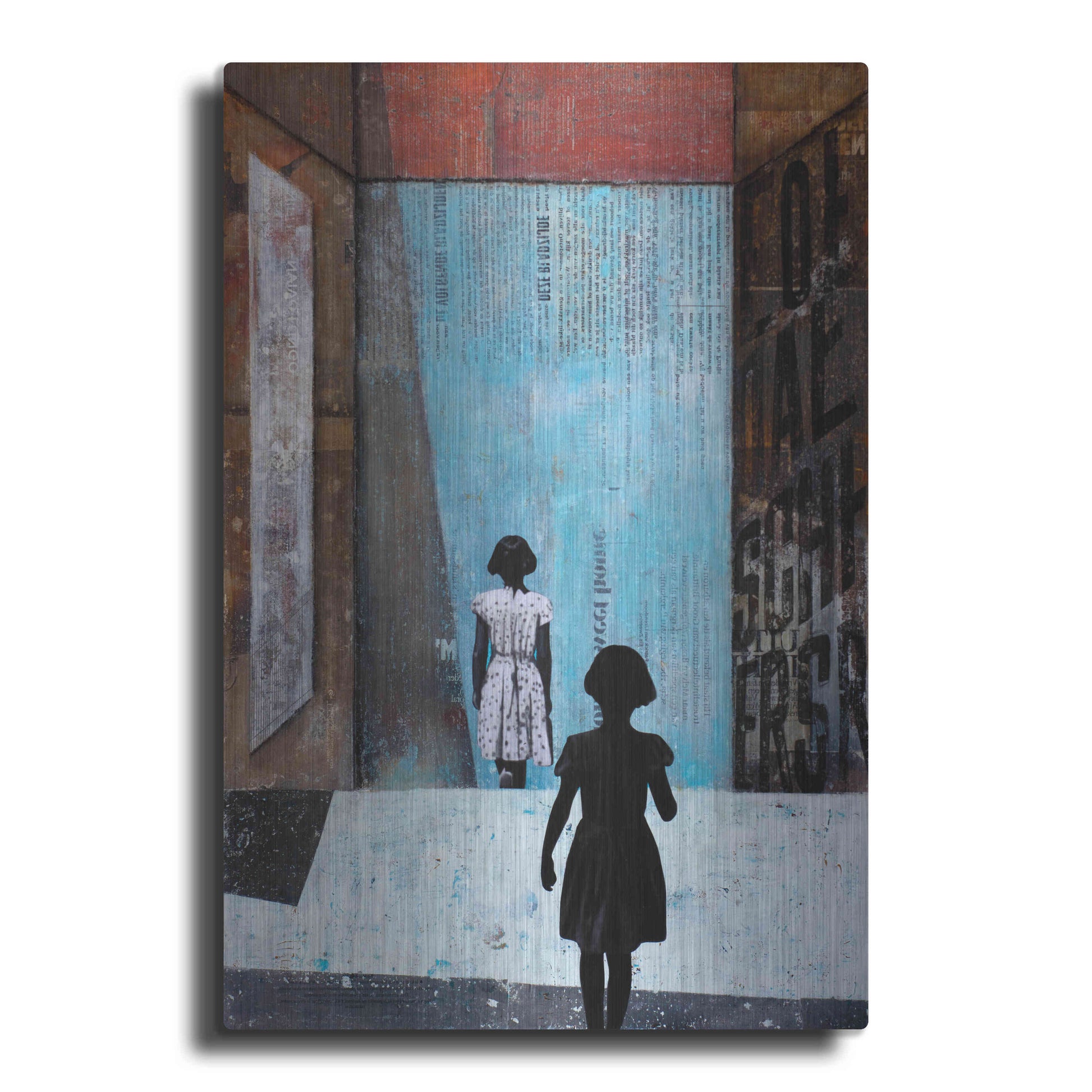 Luxe Metal Art 'DOPPELGÄNGER' by DB Waterman