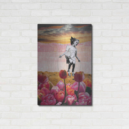 Luxe Metal Art 'DOUBLE DUTCH' by DB Waterman,24x36