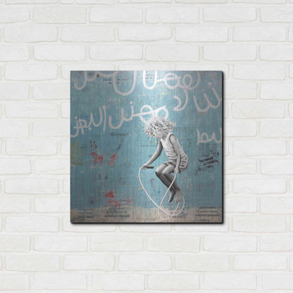 Luxe Metal Art 'FREESTYLER AF' by DB Waterman,24x24