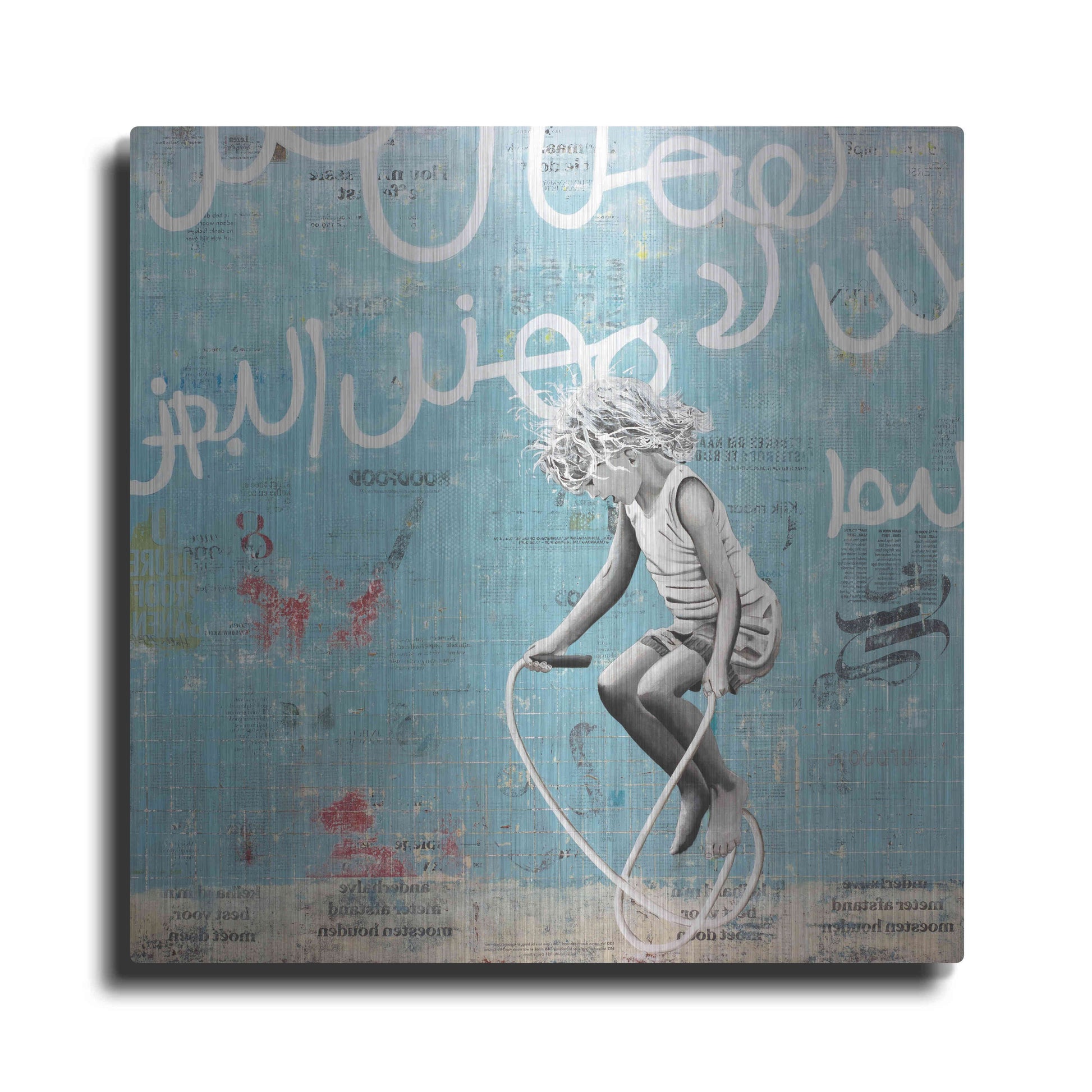 Luxe Metal Art 'FREESTYLER AF' by DB Waterman