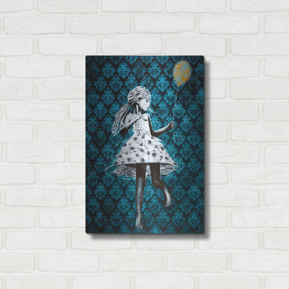 Luxe Metal Art 'IN THE MOOD FOR DANCING' by DB Waterman,16x24