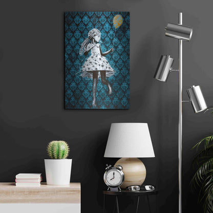 Luxe Metal Art 'IN THE MOOD FOR DANCING' by DB Waterman,16x24