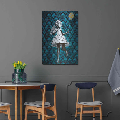 Luxe Metal Art 'IN THE MOOD FOR DANCING' by DB Waterman,24x36