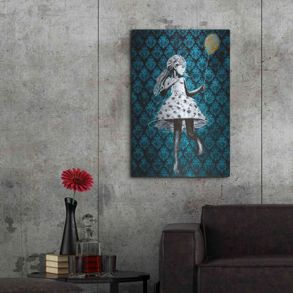 Luxe Metal Art 'IN THE MOOD FOR DANCING' by DB Waterman,24x36