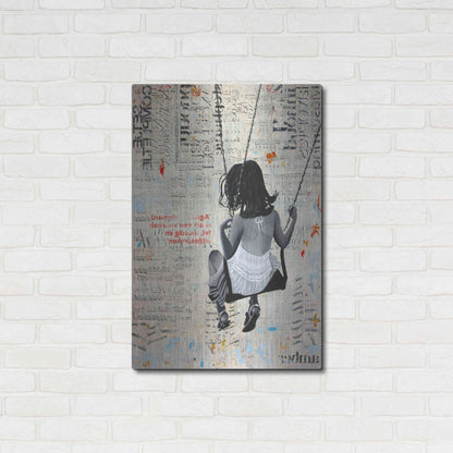 Luxe Metal Art 'INDIAN SUMMER SWING' by DB Waterman,24x36