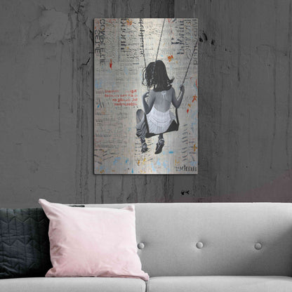 Luxe Metal Art 'INDIAN SUMMER SWING' by DB Waterman,24x36