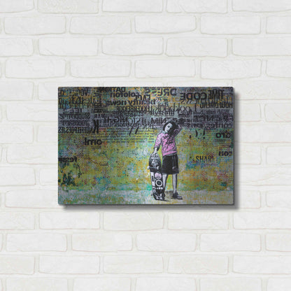 Luxe Metal Art 'JUST BECAUSE' by DB Waterman,24x16