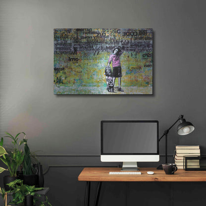 Luxe Metal Art 'JUST BECAUSE' by DB Waterman,36x24