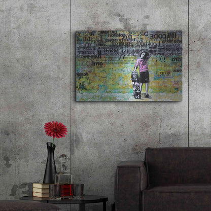 Luxe Metal Art 'JUST BECAUSE' by DB Waterman,36x24