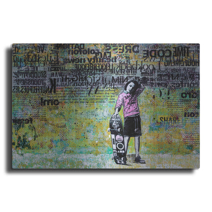 Luxe Metal Art 'JUST BECAUSE' by DB Waterman