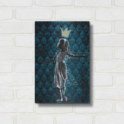 Luxe Metal Art 'LITTLE DANCING QUEEN' by DB Waterman,12x16