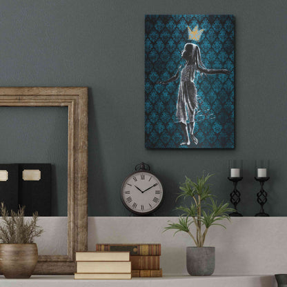 Luxe Metal Art 'LITTLE DANCING QUEEN' by DB Waterman,12x16