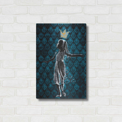 Luxe Metal Art 'LITTLE DANCING QUEEN' by DB Waterman,16x24