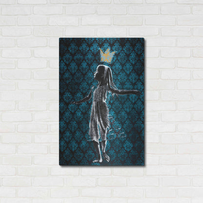 Luxe Metal Art 'LITTLE DANCING QUEEN' by DB Waterman,24x36