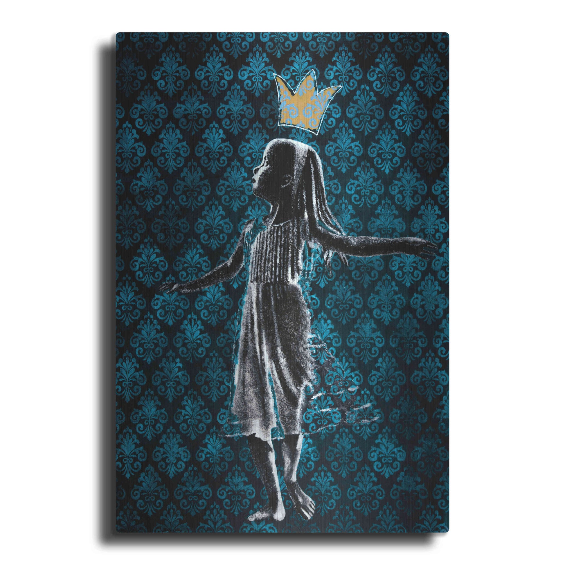 Luxe Metal Art 'LITTLE DANCING QUEEN' by DB Waterman