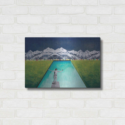 Luxe Metal Art 'PRINT' by DB Waterman,24x16