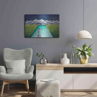 Luxe Metal Art 'PRINT' by DB Waterman,24x16