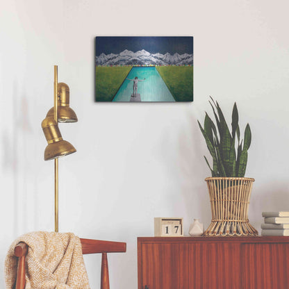 Luxe Metal Art 'PRINT' by DB Waterman,24x16