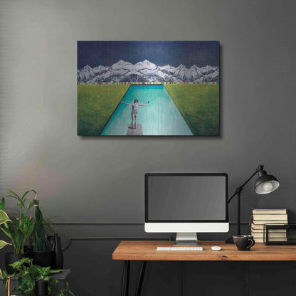 Luxe Metal Art 'PRINT' by DB Waterman,36x24