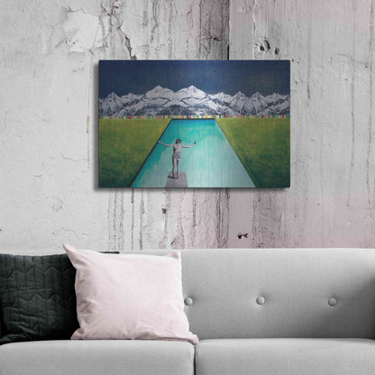 Luxe Metal Art 'PRINT' by DB Waterman,36x24