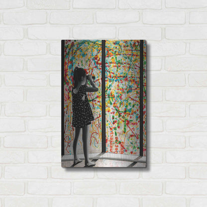 Luxe Metal Art 'ROOM WITH A VIEW' by DB Waterman,16x24