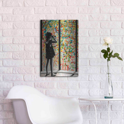 Luxe Metal Art 'ROOM WITH A VIEW' by DB Waterman,16x24