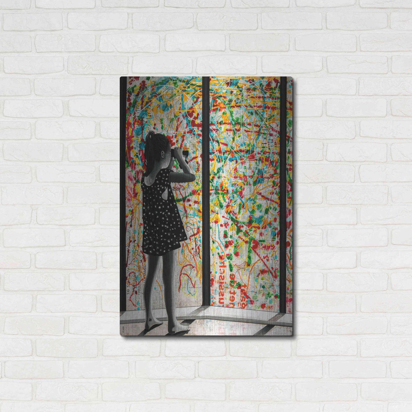 Luxe Metal Art 'ROOM WITH A VIEW' by DB Waterman,24x36