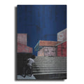 Luxe Metal Art 'THE BLUE BUILDINGS' by DB Waterman