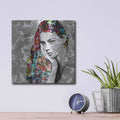 'THE FORTUNATE GIRL' by DB Waterman – Metal Wall Art, 12x12 room view