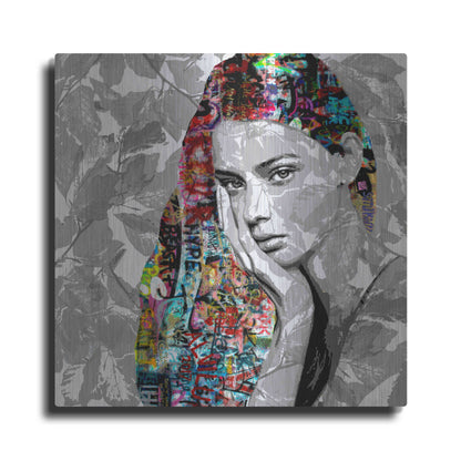 Luxe Metal Art 'THE FORTUNATE GIRL' by DB Waterman