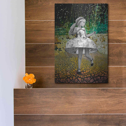 Luxe Metal Art 'THE RAINDANCE' by DB Waterman,12x16