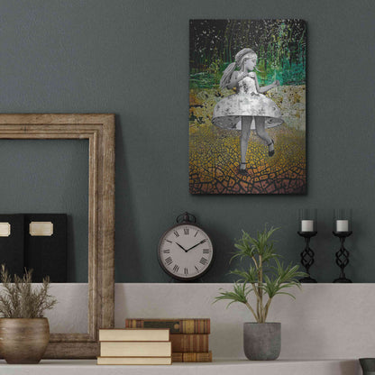 Luxe Metal Art 'THE RAINDANCE' by DB Waterman,12x16