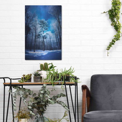 Luxe Metal Art 'The Blue Hours' by Philippe Sainte-Laudy, Metal Wall Art,12x16