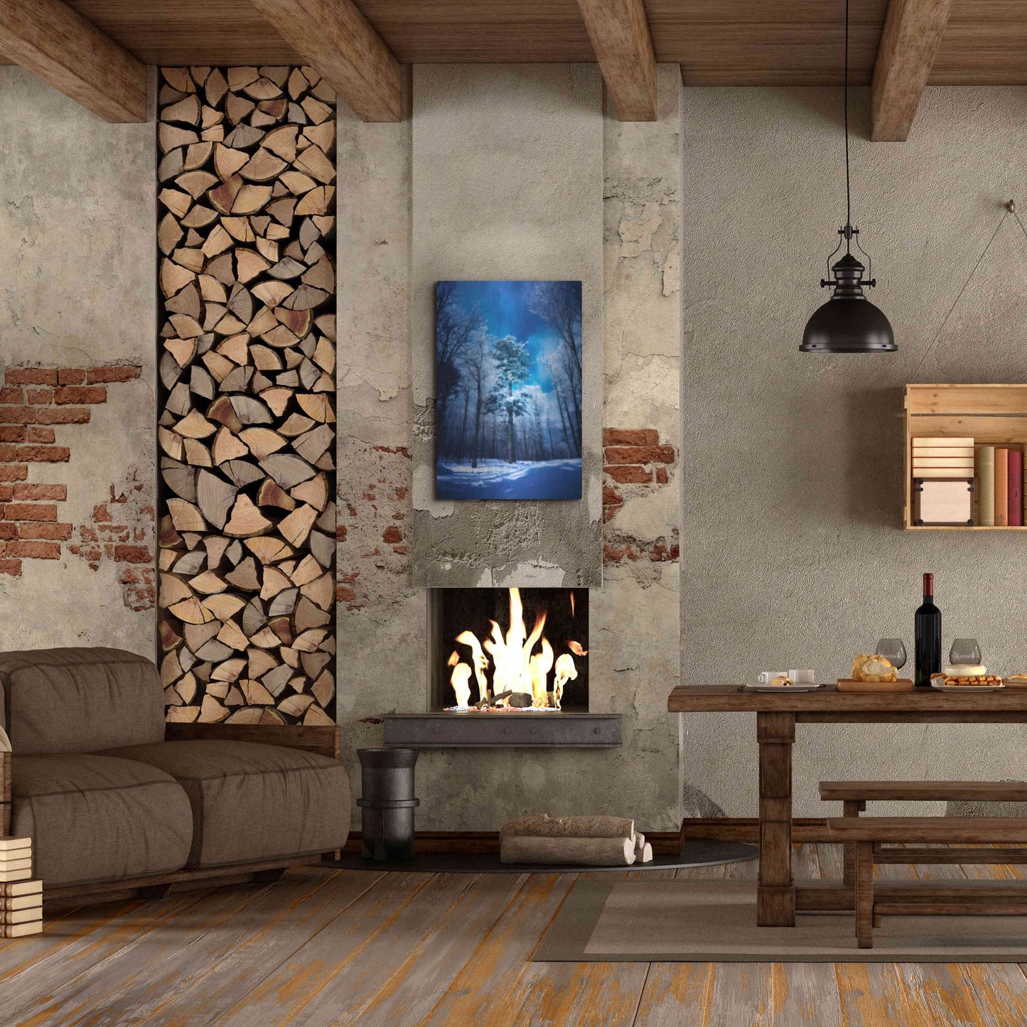 Luxe Metal Art 'The Blue Hours' by Philippe Sainte-Laudy, Metal Wall Art,24x36