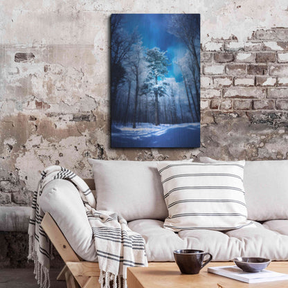 Luxe Metal Art 'The Blue Hours' by Philippe Sainte-Laudy, Metal Wall Art,24x36