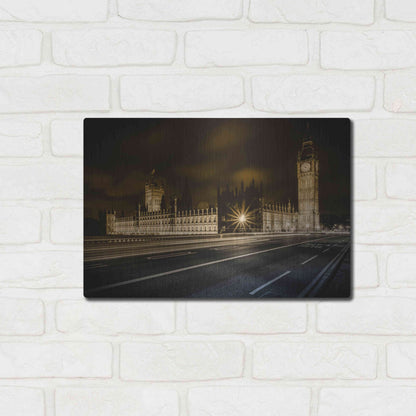 Luxe Metal Art 'Time Passes By' by Giuseppe Torre, Metal Wall Art,16x12