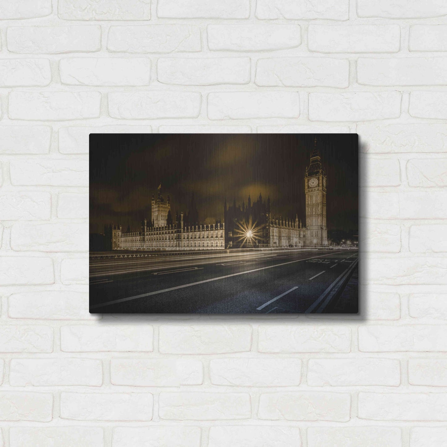 Luxe Metal Art 'Time Passes By' by Giuseppe Torre, Metal Wall Art,24x16