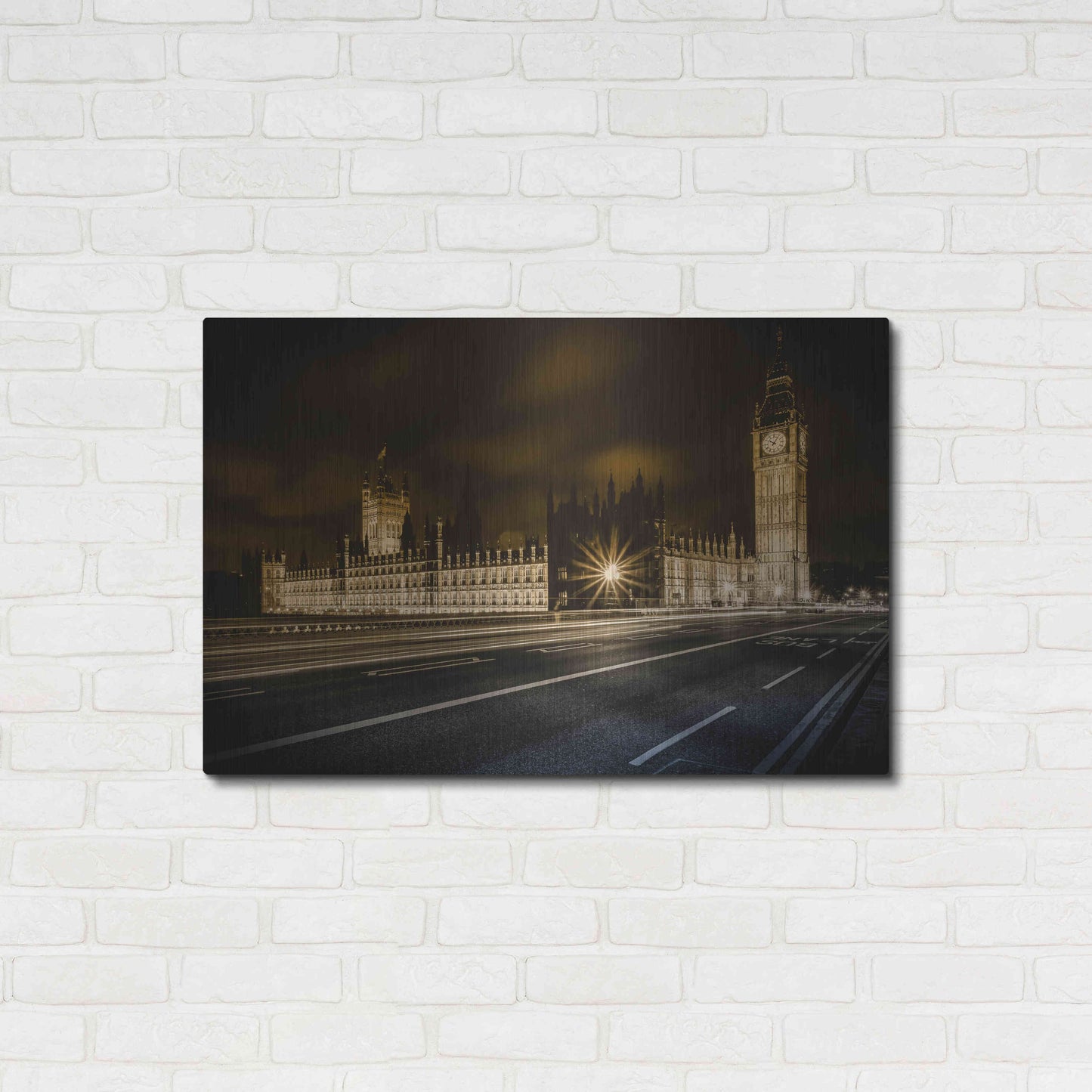 Luxe Metal Art 'Time Passes By' by Giuseppe Torre, Metal Wall Art,36x24